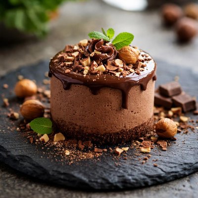 Chocolate hazelnut mouse