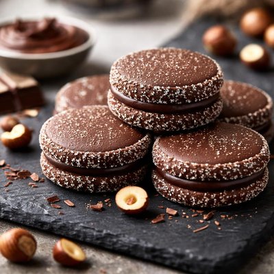 Chocolate hazelnut sable