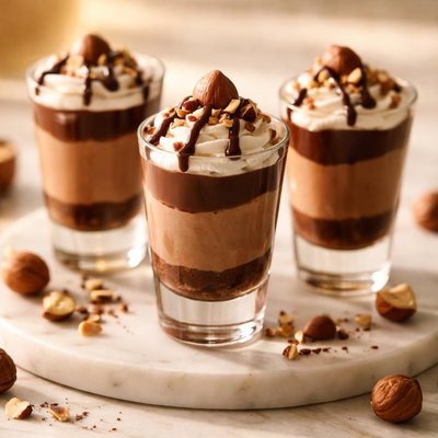 Chocolate hazelnut shooter