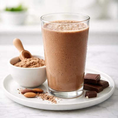 Chocolate high protein milk