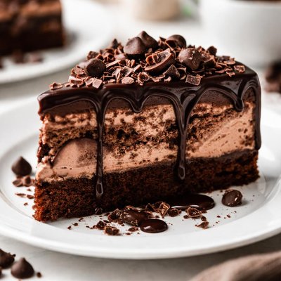 Chocolate ice cream cake