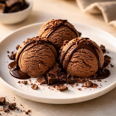 Chocolate ice crean