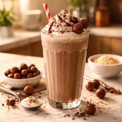 Chocolate malt shake