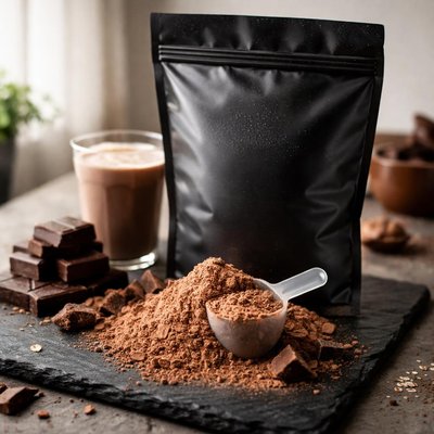 Chocolate mass gainer protein powder