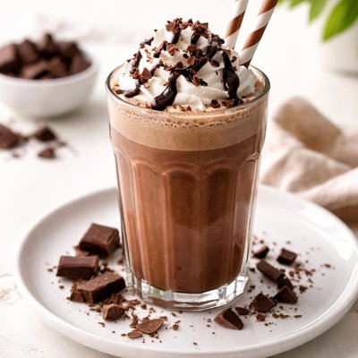 Chocolate milk shake