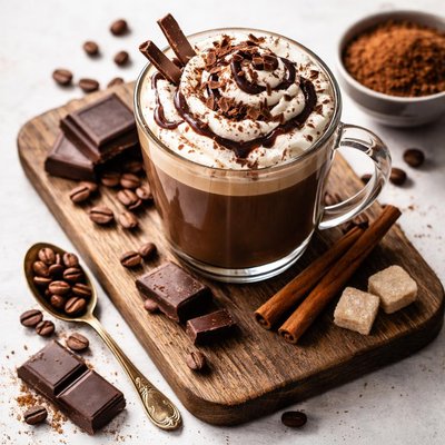 Chocolate mocha coffee