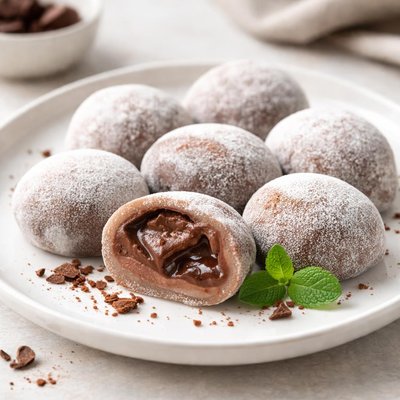 Chocolate mochi