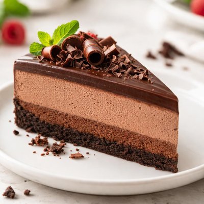 Chocolate mousse cake