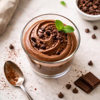 Chocolate mousse cup