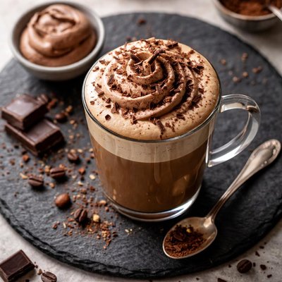 Chocolate mousse latte