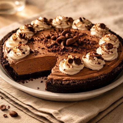 Chocolate mousse pie