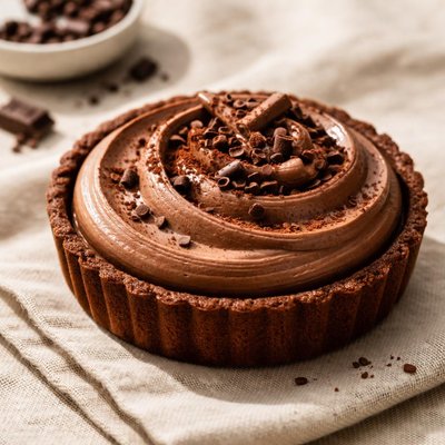 Chocolate mousse tart