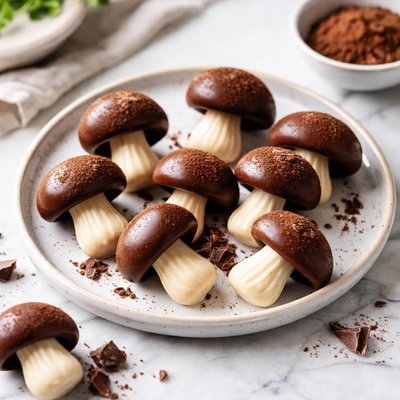 Chocolate mushrooms