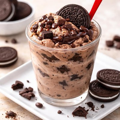 Chocolate oreo blizzard