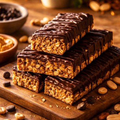 Chocolate peanut butter power bar