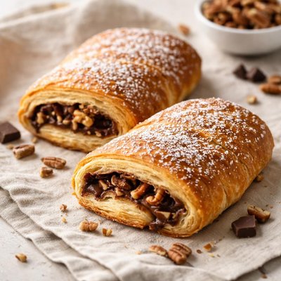 Chocolate pecan pan suisse