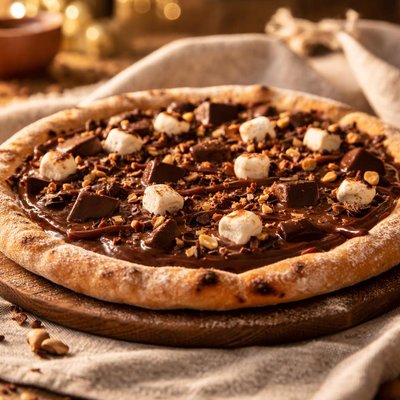 Chocolate pizza