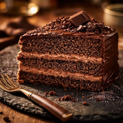 Chocolate poppy cake