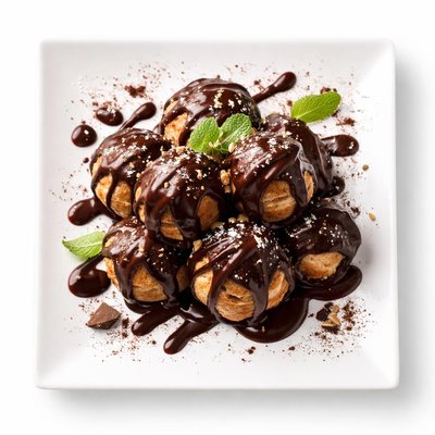 Chocolate profiterole