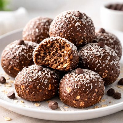 Chocolate protein ball