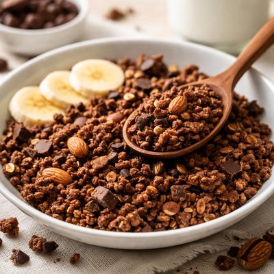 Chocolate protein granola