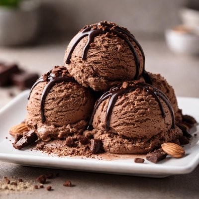 Chocolate protein ice cream