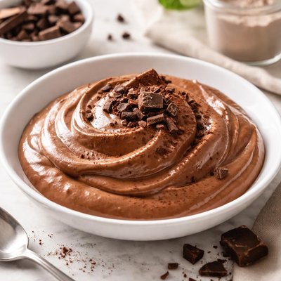 Chocolate protein pudding