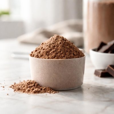 Chocolate protein scoop