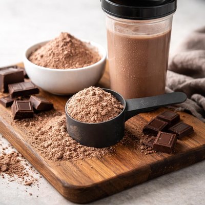 Chocolate protein whey