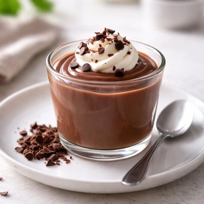 Chocolate pudding cup