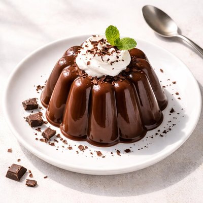 Chocolate pudding jello