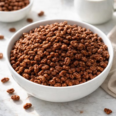 Chocolate puffed rice cereal