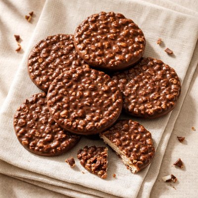 Chocolate rice cracker