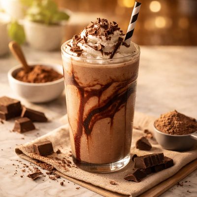 Chocolate ripple protein shake