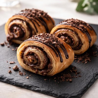 Chocolate scroll