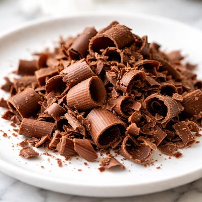 Chocolate shavings