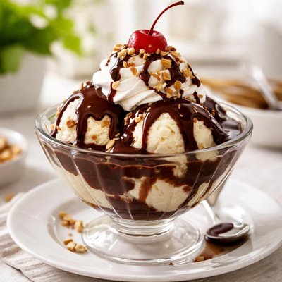 Chocolate sundae