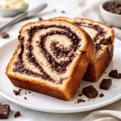 Chocolate swirl bread