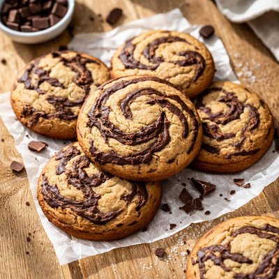 Chocolate swirl cookie