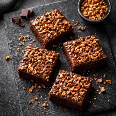 Chocolate toffee brownie