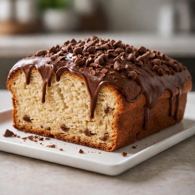 Chocolate topped bread