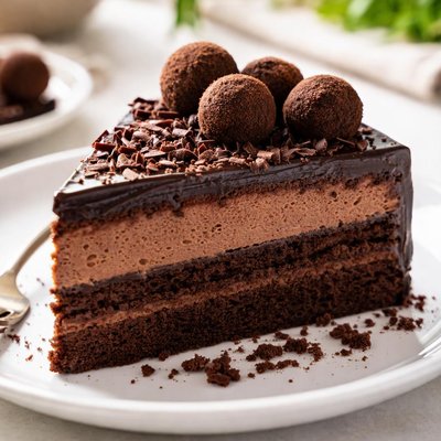 Chocolate truffle cake