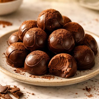 Chocolate truffle ganache