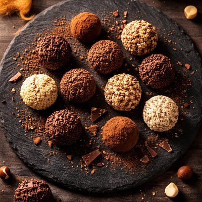 Chocolate truffles delhaize