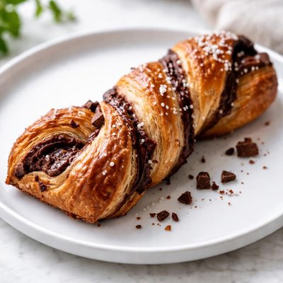 Chocolate twist pastry
