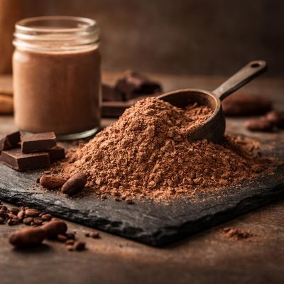 Chocolate vegan protein powder