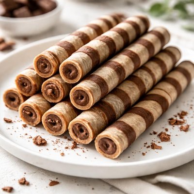 Chocolate wafer stick
