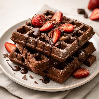 Chocolate waffles