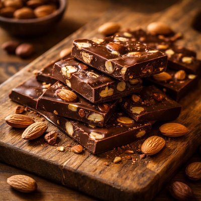 Chocolate with almond