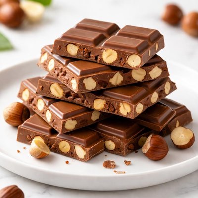 Chocolate with hazelnut